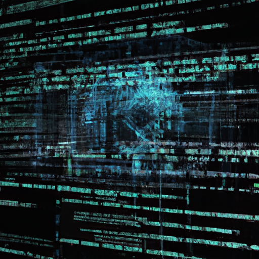 The image would feature a futuristic-looking computer screen with several lines of code and algorithmic patterns displayed. There would be a stylized depiction of a mechanical "bug" with artificial intelligence characteristics emerging from the code, symbolizing the generative AI threats. The bug would be shown in a threatening or menacing pose, in contrast with the sleek and advanced technological environment.