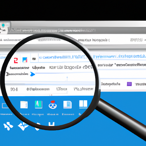The image would depict a computer screen split into two halves. On the left side, there would be an illustration of a magnifying glass highlighting the Edge browser logo in a vibrant color, symbolizing Microsoft's efforts to promote Edge. On the right side, there would be a illustration of the Chrome browser logo, with multiple arrows pointing towards it, representing the user's choice and preference for Chrome despite Microsoft's attempts.