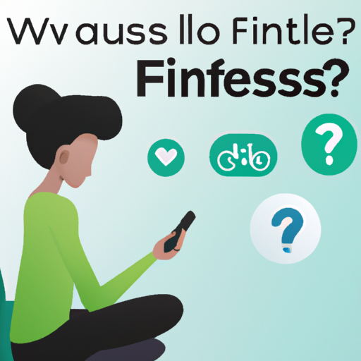 The image would show a smartphone with a fitness app on the screen. On the app, there would be various exercise options displayed, such as running, cycling, weightlifting, and yoga. Additionally, the image would depict a person sitting on a couch, looking at the app with a question mark above their head. The person's facial expression would show confusion and lack of motivation.