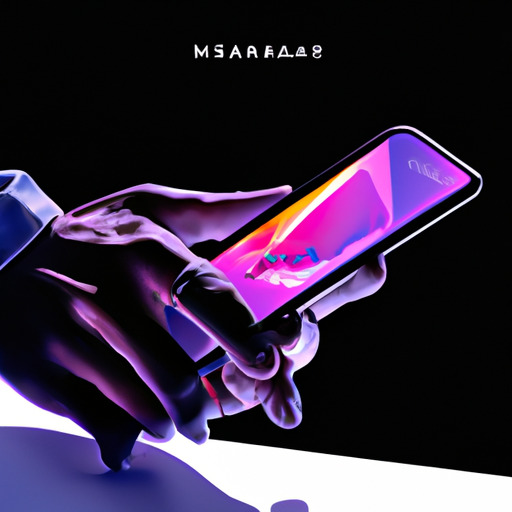 The image would feature a colorful smartphone screen with the Monarch app icon displayed prominently. A graph, showing an upward trend with a noticeable spike, would represent the increase in users. A silhouette of a person holding the smartphone, indicating engagement, would be placed beside the graph.