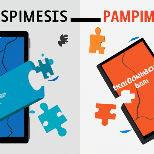 The image would feature a stylized representation of a smartphone screen split into two halves. On the left side, there would be colorful and vibrant icons representing various gaming apps. On the right side, there would be a series of falling puzzle pieces, symbolizing the mass layoffs in the gaming industry. The puzzle pieces would be gradually forming a broken, incomplete image, highlighting the impact of the layoffs on the gaming sector.