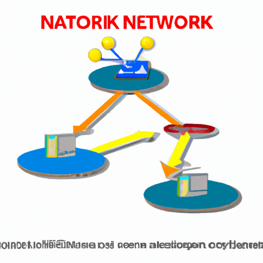 The image would depict a stylized representation of a computer network, with various interconnected nodes and servers. There would be a prominent target symbol overlaying the network, highlighting the vulnerability that has been exploited. Surrounding the network, there would be several law firm buildings, each with their own unique architectural design, symbolizing the widespread disruption caused by the cyberattack.